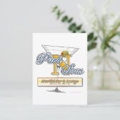 Park N Sons Martini Bar Humor Briefkaart (Staand voorkant)