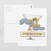 Park N Sons Martini Bar Humor Briefkaart (Voorkant / Achterkant)