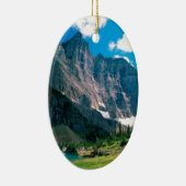 Park nabar Iceberg Lake Glacier Montana Keramisch Ornament (Rechts)