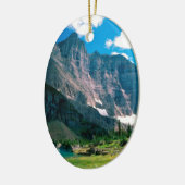 Park nabar Iceberg Lake Glacier Montana Keramisch Ornament (Links)