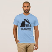 Park niet op de Bacon T-shirt (Voorkant volledig)