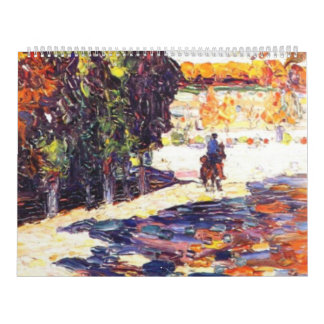 Park of St. Cloud with horseman Wassily Kandinsky Kalender
