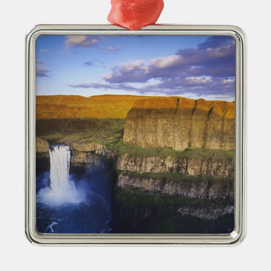 Park Palouse Herfsten in Washington Metalen Ornament (Voorkant)