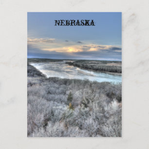 Park Platte River State, Nebraska Briefkaart