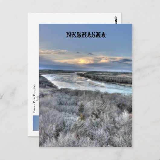 Park Platte River State, Nebraska Briefkaart (Voorkant / Achterkant)
