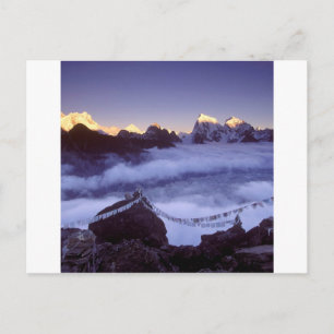 Park Prayer Flags op Everest Nepal Briefkaart