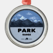 Park Range Colorado Camping Metalen Ornament (Voorkant)