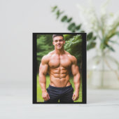 Park Ranger Bodybuilder | Briefkaart (Staand voorkant)