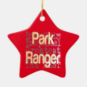 Park Ranger Extraordinaire Keramisch Ornament (Voorkant)
