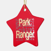 Park Ranger Extraordinaire Keramisch Ornament (Links)