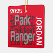 Park Ranger Extraordinaire Keramisch Ornament (Links)