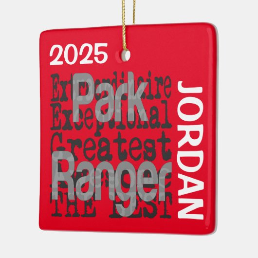 Park Ranger Extraordinaire Keramisch Ornament (Links)