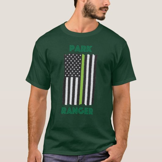 Park Ranger Flag T-Shirt (Voorkant)