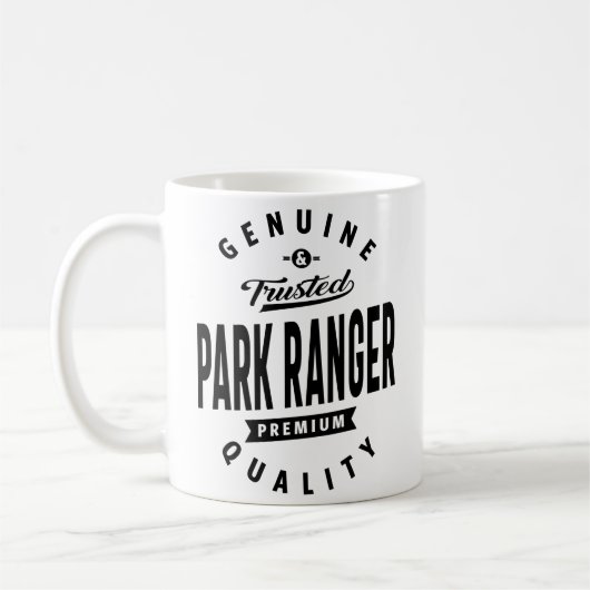Park Ranger Gift Funny Job Title Koffiemok (Links)