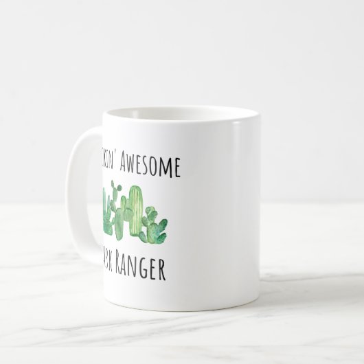 Park Ranger Gift Idee Koffiemok (Voorkant links)
