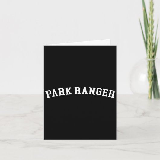 Park Ranger  Kaart (Voorkant)