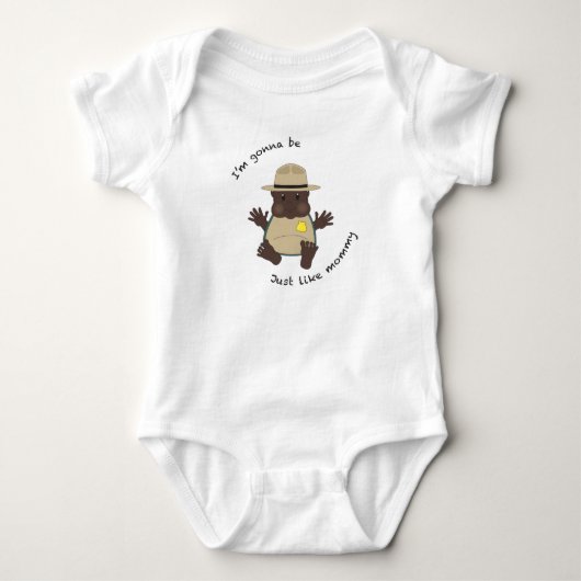 Park ranger mama romper (Voorkant)