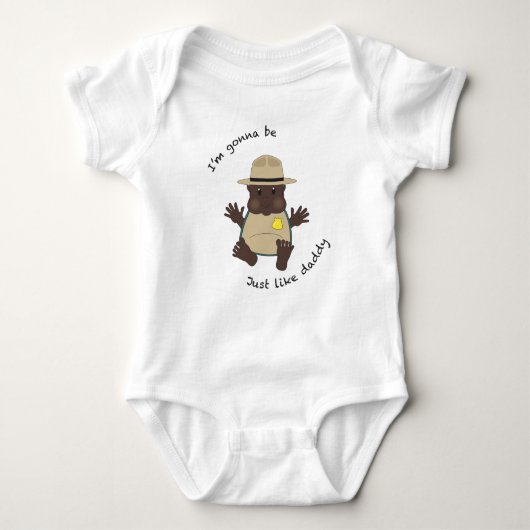 Park ranger papa romper (Voorkant)