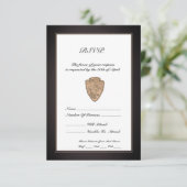 Park Ranger Retirement Response-Kaart RSVP Kaartje (Staand voorkant)