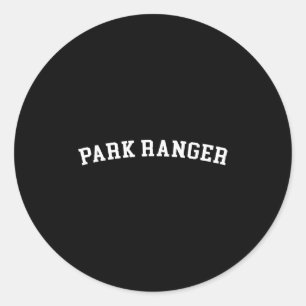 Park Ranger Ronde Sticker