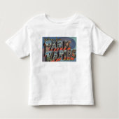 Park Rapids, Minnesota - Grote lettertjes Kinder Shirts (Voorkant)