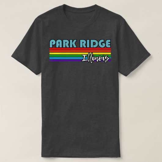 Park Ridge Illinois Pride Park Ridge LGBT Gift LG T-shirt (Design voorkant)