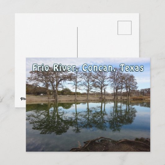 Park Rio Frio River Concan Texas Garner Briefkaart (Voorkant / Achterkant)