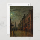 Park Row, Leeds van John Atkinson Grimshaw Briefkaart (Voorkant / Achterkant)