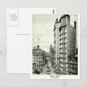 Park Row, New York City Briefkaart (Voorkant / Achterkant)