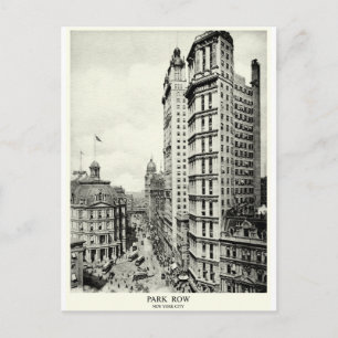 Park Row, New York City Briefkaart