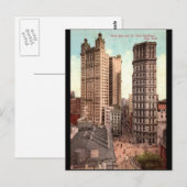 Park Row, St. Paul Buildings NYC c1915  Briefkaart (Voorkant / Achterkant)