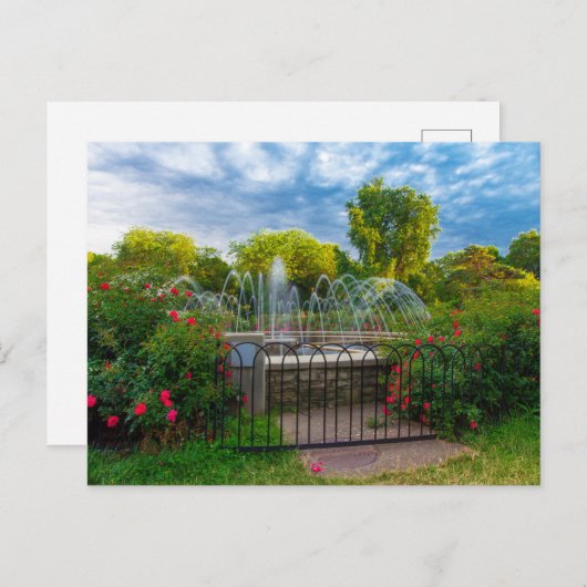 Park Rozen, Columbus, Ohio Briefkaart (Voorkant / Achterkant)