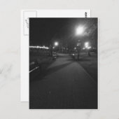 Park 's nachts briefkaart (Voorkant / Achterkant)