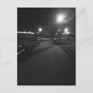 Park 's nachts briefkaart
