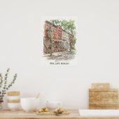 Park Slope Brooklyn New York Poster (Keuken)