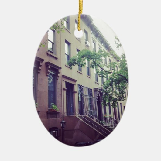 Park Slope Keramisch Ornament (Voorkant)