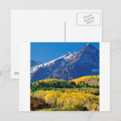 Park Sneffels Uncompahgre Forest Colorado Briefkaart (Voorkant / Achterkant)