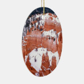 Park Snowy Bryce Canyon Utah Keramisch Ornament (Rechts)