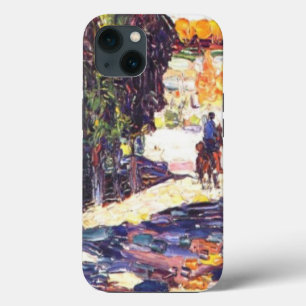 Park St. Cloud met Horseman Wassily Kandinsky iPhone 13 Hoesje