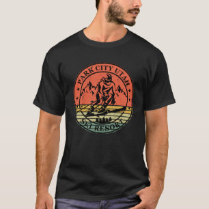Park stad Utah skigebied vintage T-shirt
