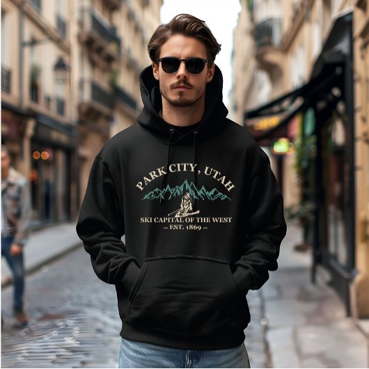 Park stad Utah skigebieden Hoodie