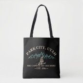 Park stad Utah skigebieden Tote Bag (Voorkant)