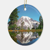 Park Tahomas Ziet Glass Mt Rainier Keramisch Ornament (Links)