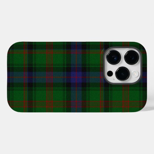 Park tartan green blue plaid Case-Mate iPhone case (Achterkant (horizontaal))