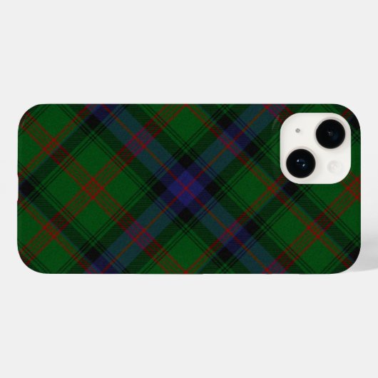 Park tartan green blue plaid Case-Mate iPhone case (Achterkant (horizontaal))