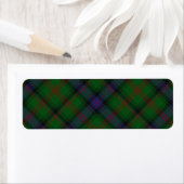 Park tartan green blue plaid etiket (Insitu)