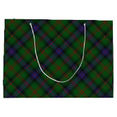 Park tartan green blue plaid groot cadeauzakje (Achterkant)