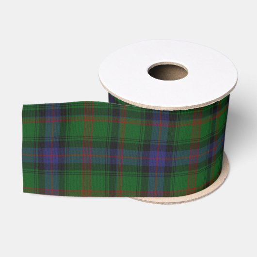 Park tartan green blue plaid grosgrain lint (Spoel)