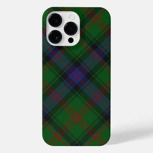 Park tartan green blue plaid iPhone hoesje (Achterkant)