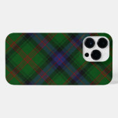 Park tartan green blue plaid iPhone hoesje (Achterkant horizontaal)